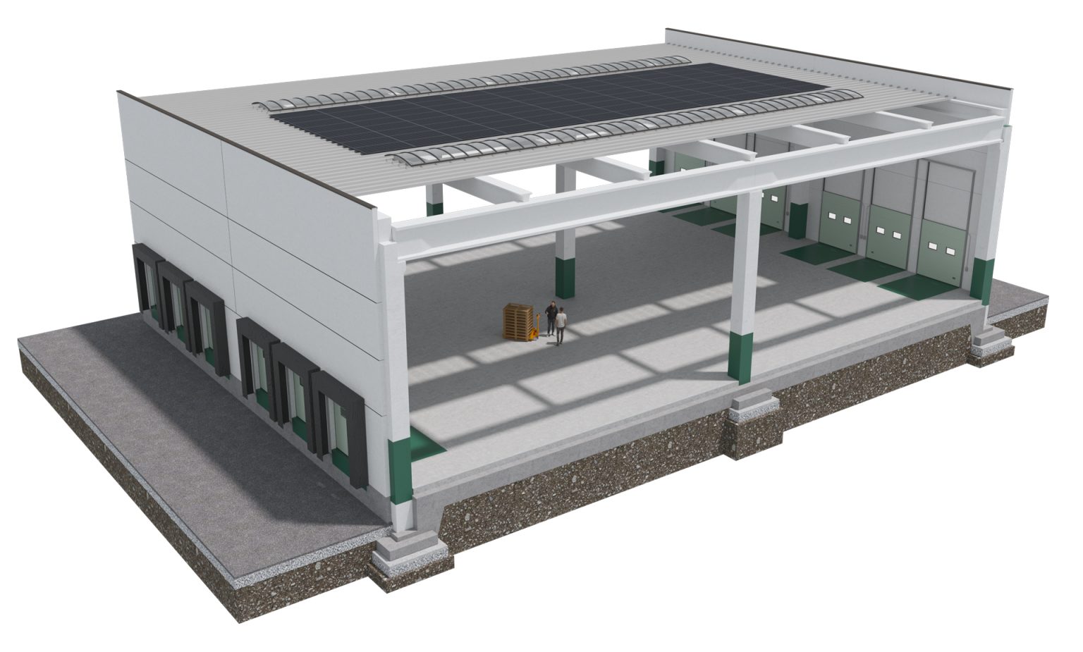 Arcareccio su trave principale (Bacacier) - Moretti Modular Contractor