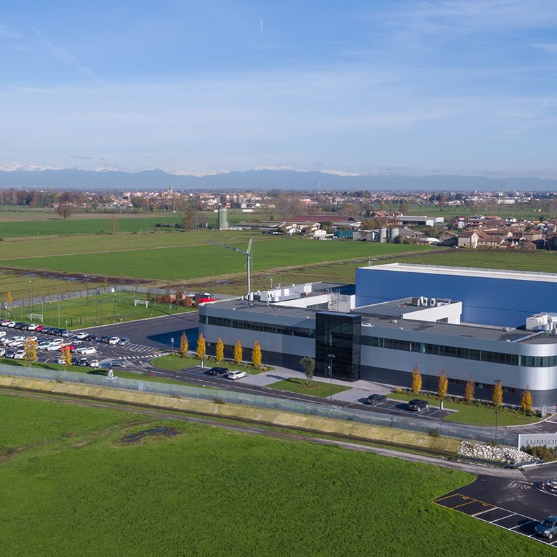 Vista aerea - Lumson, Capergnanica, Cremona, Italia - Moretti Modular Contractor