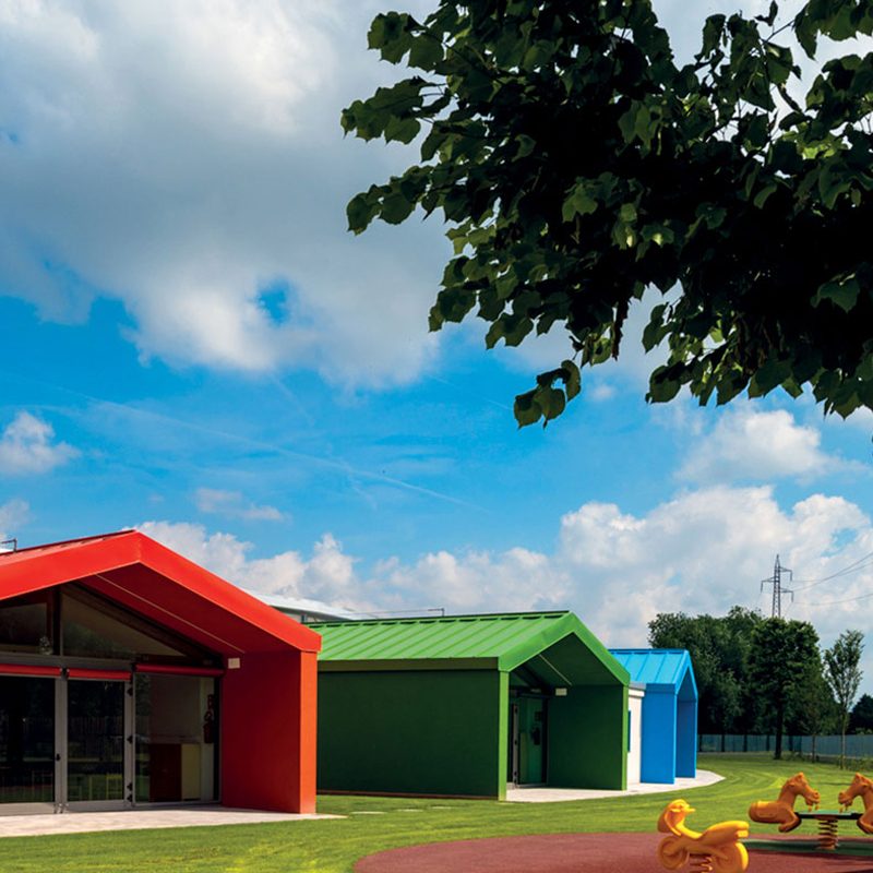 Parco giochi - Scuola dell’infanzia, Bagnolo Mella, Brescia, Italia - Moretti Modular Contractor